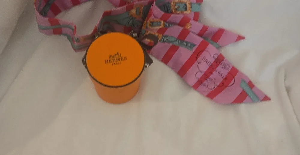 Hermes pink striped